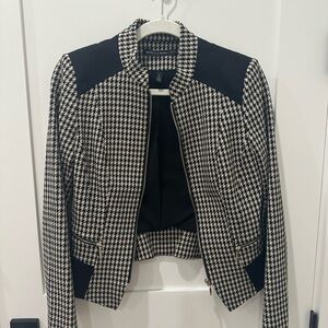 Size 2 houndstooth jacket (WHBM)